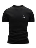 Mens Hip-Hop Crew-Neck Short-Sleeve T-Shirt