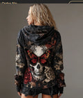 New Halloween Printed Hooded Sweatshirt
