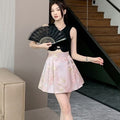 New Chinese-style Satin Skirt For Women
