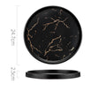 Nordic Style Marble Plate Household Ceramic Dish