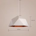 Nordic Balcony Bar Individual Single Head Restaurant Creative Geometric Chandelier