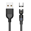 Magnetic Data Cable 540 Degree 180 Degree Rotating Charging Cable Blind Suction Three-in-one Bent Magnetic Cable