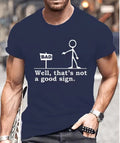 Mens Printed Casual Comfort Short-Sleeve Top