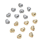 Double-sided Through-hole Heart Spacer Pendant For DIY Bracelet Jewelry