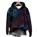 New Halloween Printed Hooded Sweatshirt