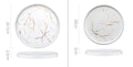 Nordic Style Marble Plate Household Ceramic Dish