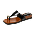 Women's Wedge Heel Open Toe Sandals - Height Increasing Platform Sole Comfortable Casual Summer Shoes
