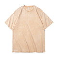 Heavy Cotton Washing To Make Old Short Sleeves