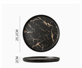 Nordic Style Marble Plate Household Ceramic Dish