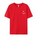 Mens Casual Loose-fit Short-sleeve Top