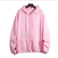 Cardigan Hoodie Solid-color Hooded Fleece Top