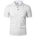 Mens Shirt Collar Summer Solid Color