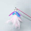 Fairy Feather Retractable Large Fluffy Feather Funny Cat Toy