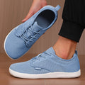 Wide-Width Barefoot Shoes For Cross-Border Use Mens Breathable Mesh Casual Sneakers