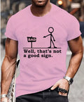 Mens Printed Casual Comfort Short-Sleeve Top