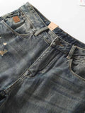 B2 - Non-elastic Small Straight-leg Pants