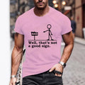 Mens Printed Casual Comfort Short-Sleeve Top