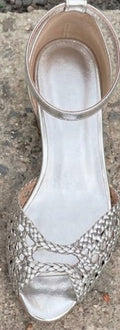 Retro Knitted Hollow-Out Low-Heel Closed-Toe Shoes For Women