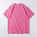 Heavy Cotton Washing To Make Old Short Sleeves