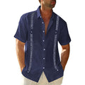 3D-printed Mens Short-sleeve Shirt, Beach Top