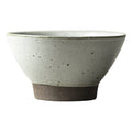 Jingdezhen Handmade Home Retro Noodle Soup High Legged Clay Bowl