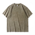 Heavy Cotton Washing To Make Old Short Sleeves