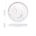 Nordic Style Marble Plate Household Ceramic Dish