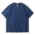 Heavy Cotton Washing To Make Old Short Sleeves