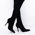 Suede Over-the-knee Stretchy Thigh-high Womens Boots