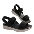 Platform Flat Peep-toe Elastic Strap Large-size Sandals For Women
