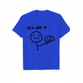 Brain-themed Funny Graphic Loose-fit Crewneck T-shirt