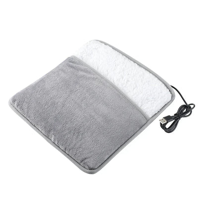 Soft Plush Electric Foot Heating Pad