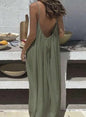BreezeMuse™ Backless Maxi 🌸 — Adjustable Fit, Summer Flow