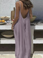 BreezeMuse™ Backless Maxi 🌸 — Adjustable Fit, Summer Flow