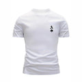 Mens Hip-Hop Crew-Neck Short-Sleeve T-Shirt