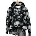 New Halloween Printed Hooded Sweatshirt