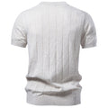 Crew-neck Business Mens Short-sleeve Sweater