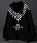 Mens Casual Hooded Long-sleeve Sweatshirt