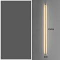 Simple Modern Minimalist Long Strip Living Room Grille Wall Lamp