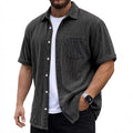 Mens Corduroy Short-Sleeve Shirt