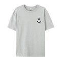 Mens Casual Loose-fit Short-sleeve Top