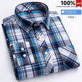 Mens Plaid Shirt Fashionable Casual Shirt