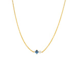 S925 Sterling Silver Necklace With Twelve Birthstone Pendants, A Light-luxury, Niche Design