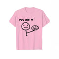Brain-themed Funny Graphic Loose-fit Crewneck T-shirt