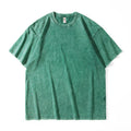 Heavy Cotton Washing To Make Old Short Sleeves