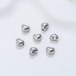 Double-sided Through-hole Heart Spacer Pendant For DIY Bracelet Jewelry