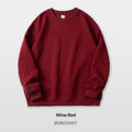 Men's Pure Cotton Composite Long-Sleeve Drop-Shoulder Hoodie