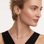 S925 Silver Necklace Internet-celebrity StyleMinimalist Gold ChainLight LuxuryNicheHigh-end