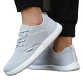Wide-Width Barefoot Shoes For Cross-Border Use Mens Breathable Mesh Casual Sneakers