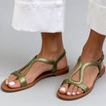 Casual Flat Large-size Open-toe Strap Beach Sandals